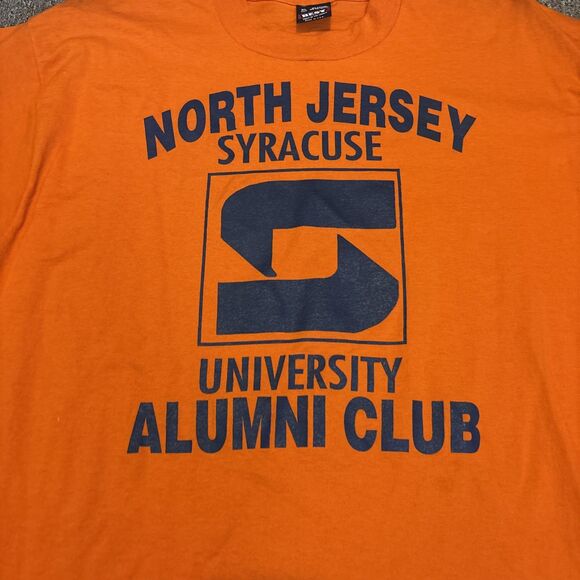 Vintage BEST Tag Syracuse University Orange XL T Shirt XLarge Single Stitch - Picture 4 of 8